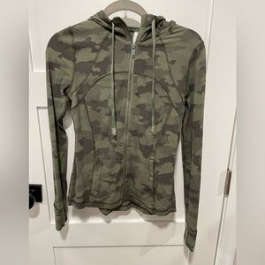 Lululemon camo hooded define jacket